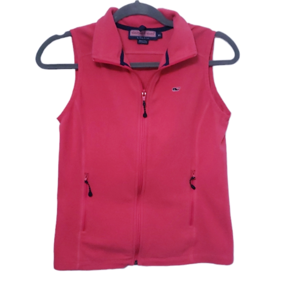 Vinyard Vines Women's Fleece Vest Size xsmall